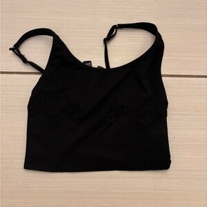 PINK Victoria's Secret Black Activewear Top